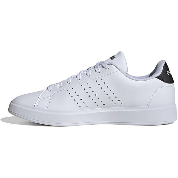 Adidas Men\'s Athletic Essentials Advantage Shoes Leather White Size 9 NWB main image 2
